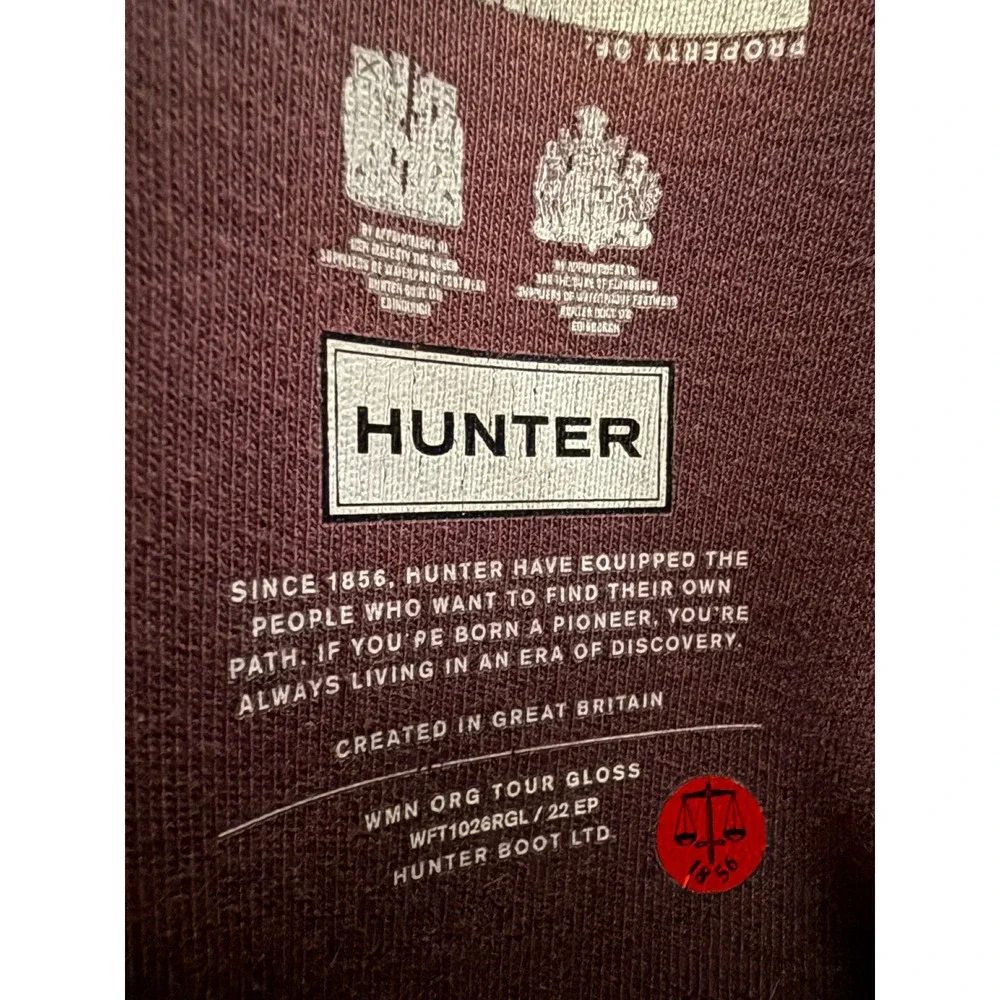 Hunter Original Tall Gloss Brown Rubber Rain Boots Womens Size 10 Waterproof